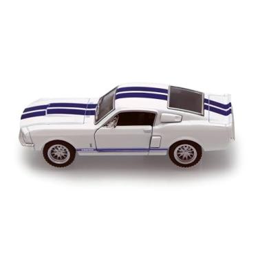 Imagem de KiNSMART - 1967 Ford Shelby Mustang GT500 1:38 Scale 5" Die Cast Metal Model Toy Muscle Car (White)