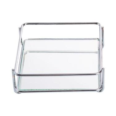 Imagem de Bandeja hara fence cromada 10 x 10 cm