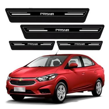 Imagem de Kit 8 Peças Adesivo Soleira Protetor Porta Prisma 20132019 - Bazar dos