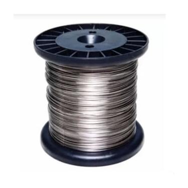 Imagem de Rolo Fio Arame Aço Inox 0,90 mm 157m Para Cerca Elétrica e Artesanato