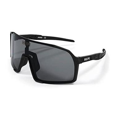 Imagem de Óculos de Sol HUPI Andez Preto - Lente Grafite, Cor: PRETO