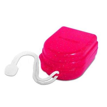 Imagem de Caixinha para Aparelho com * GLITTER * Lysanda 1 unidade, rosa pink co