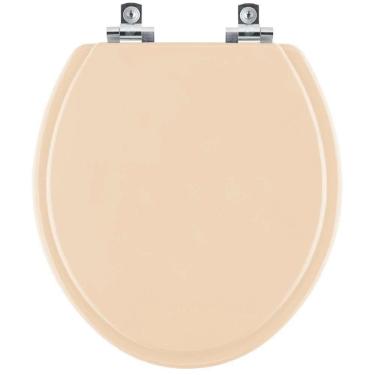 Imagem de Assento Sanitário Soft Close Convencional Oval Rosa Floral Para Vaso Deca