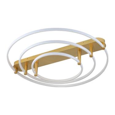 Imagem de Plafon Skylight Listo 3106l Led Bivolt Branco/dourado