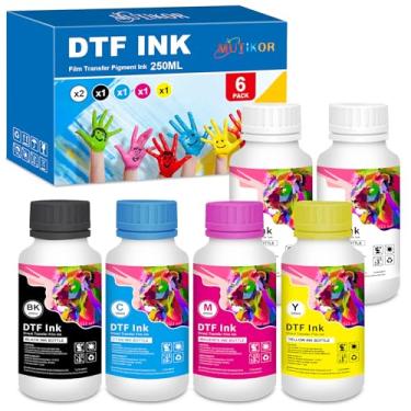 Imagem de Pacote de substituição DTF Ink 250 ml para DTF Work para DX5 DX7 ET-8550 ET8500 XP15000 L1800 L800 143 P400 P408 P600 P608 P800 R1390 R18000 R190 0 Impressoras R2000 R2400 R2880 R3000 3880 4880 788,