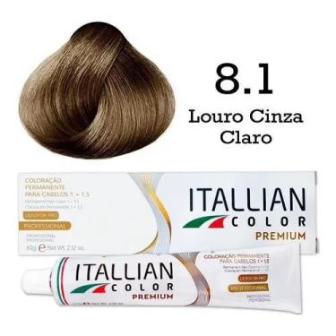 Imagem de Coloração 8.1 Louro Claro Cinza  Itallian Color