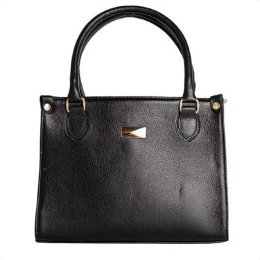 Imagem de Bolsa Tote Preta Grande Dm Obsession, Preto, UN