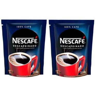 Imagem de 2 CAFÉ NESCAFÉ Solúvel Granulado DESCAFEINADO Sachê - NESCAFE