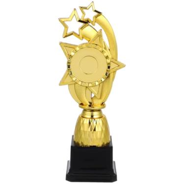 Imagem de BESPORTBLE Taça Troféu Dourado de 25,4 cm - Troféu de Prêmio de 1º Lugar para Torneios Esportivos Celebrações e Eventos de Reconhecimento
