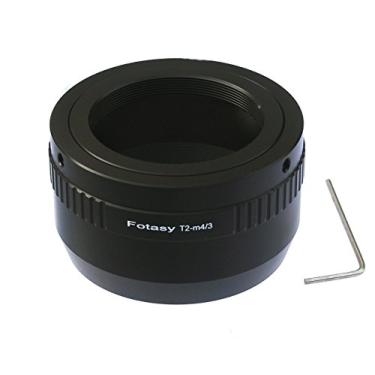 Imagem de Fotasy Lente ajustável T2/T para adaptador M43, adaptador T2 para MFT, serve para Olympus E-PL8 E-PL9 E-M1 E-M5 E-M10 I II III E-PM2 E-PM1 Pen-F E-M1X/ Panasonic G7 G9 GF8 GH5 GX7 GX8 GX9 GX85 G90 G91