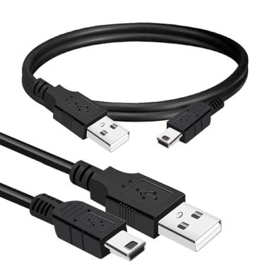 Imagem de BRENDAZ - Cabo de dados Mini USB para Mini B – Cabo Mini B com melhor sincronização de dados e qualidade de carregamento compatível com PS3, Dash Cam, câmeras digitais, PDA, scanners, etc. (1,8 m)
