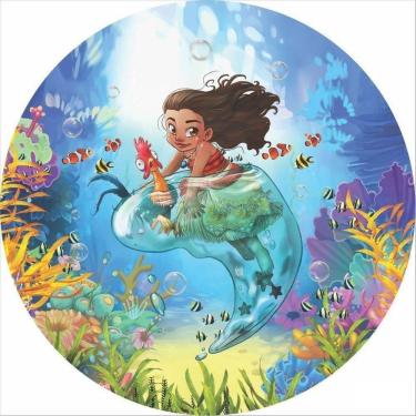 Imagem de Painel Redondo 3D Sublimado Moana Frd-3678