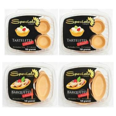Imagem de Kit Barquetes e Tartelete Canapes P/Rechear 170 Und. - Speciale