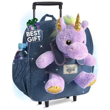Imagem de Bagagem Infantil Naturally KIDS com Brinquedos de Unicórnio - Para Men