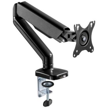 Imagem de Suporte articulado para monitor 17'' a 32'' com porta usb 2.0, audio e