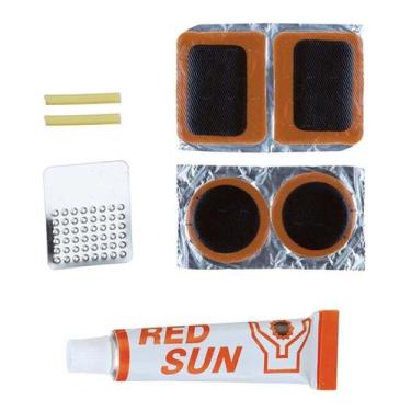 Imagem de Reparo Pneu Câmara Ar Remendo Cola Lixa Bicicleta Bike - Art Sport