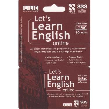 Imagem de Let`s Learn English Card - For Exams - Ielts (6 Months)