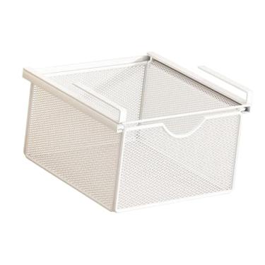 Imagem de WeiLaiKeQi Cesta de armazenamento sob a prateleira multifuncional deslizante para baixo do armário, cesta suspensa para banheiro, S Widen and Deepen