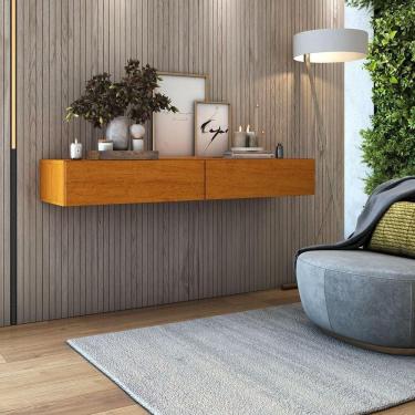 Imagem de Aparador Buffet Suspenso 110cm Em Mdf Sala Hall De Entrada