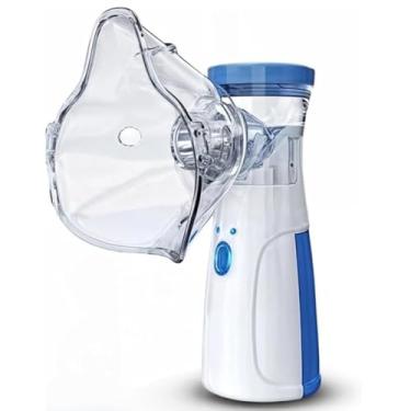 Imagem de Nebulizador Inalador Portátil Ultrassônico Sem Fio Recarregável via USB Silencioso Compacto Indicado para Crianças Adultos e Idosos Alívio Respiratório Rápido Premium