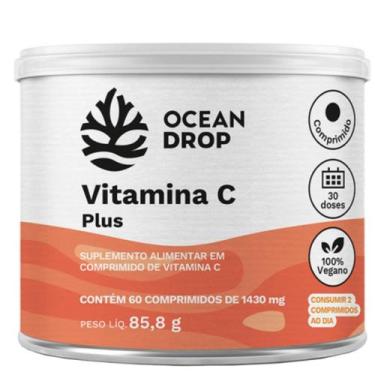 Imagem de Vitamina C Plus Ocean Drop 1912mg 60 Comprimidos
