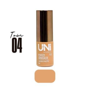 Imagem de Corretivo Liquido Facial Cremoso Matte 24 horas A prova dágua 8ml UNIm