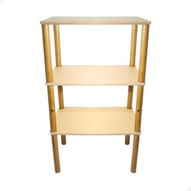 Imagem de Estante Multiuso 3 Prateleiras com Vãos de 30cm 95x53x35 - Beto Moveis