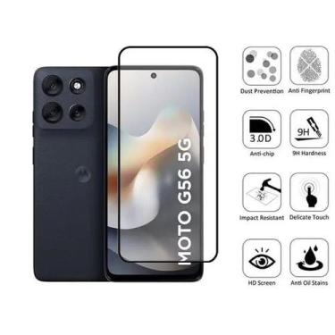 Imagem de Película de Vidro Temperado 3D para Motorola Moto G56 5G Tela 6.7 - CX