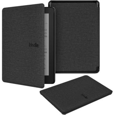 Imagem de Capa para Kindle Paperwhite Com Alça Estilo Tecido + Película SA568B/SA569P SIGNATURE 2024 (Preto)