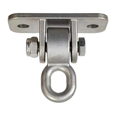 Imagem de IEUDNS Suporte de suspensão de rede com fivela de suporte de carga para pátio, assento de ioga, cadeira de rede de madeira