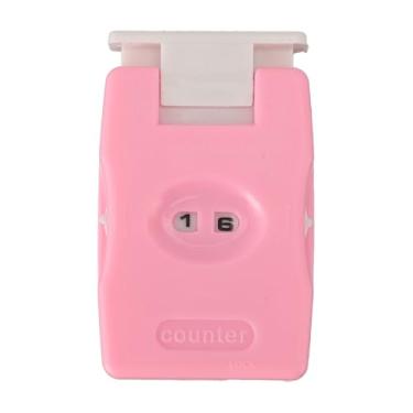 Imagem de LiebeWH Tricô de Ponto Manual de crochê Manual de crochê Contador de Contagem de Plástico para Tecelagem para Diy (Rosa)