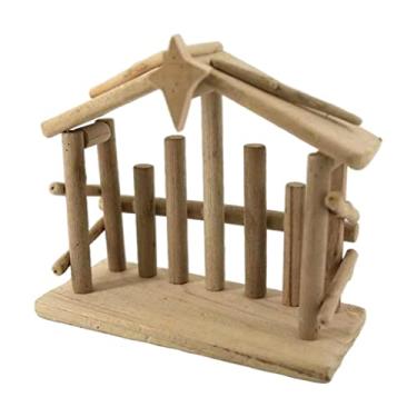 Imagem de Generic 1 Peça de Estatuetas de Presépio, Estátua de Bebê, Manjedoura, Miniaturas, Ornamento, Artesanato, Decoração de Mesa para Festa, Adereços Fotográficos, ampla cabine, Tamanho real