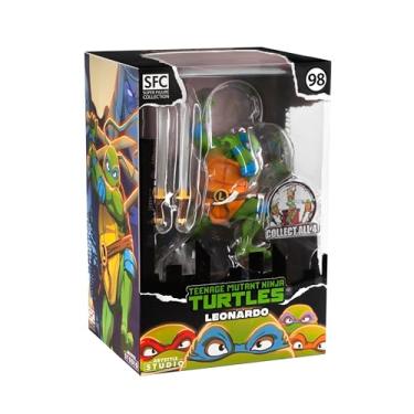 Imagem de ABYSTYLE Studio Teenage Mutant Ninja Turtles Leonardo 17 cm de altura SFC colecionável estatueta de desenho animado estatueta de decoração de casa sala de escritório presente