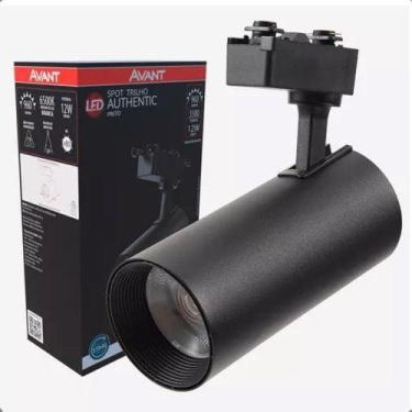 Imagem de Spot Trilho Authentic Evo 12W Preto 6500K Avant