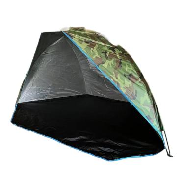 Imagem de de Praia - Barraca de Sombra para Exterior com Pregas,220x120x120cm com Saco Transporte Proteção UV para Piquenique Viagem Jardim Lago