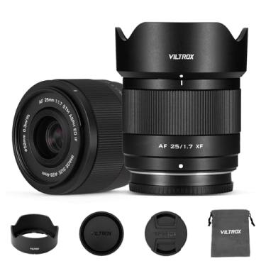 Imagem de VILTROX Lente De Bolso 25Mm F1.7 Air Xf Af F/1.7 X-Mount Para Fotos Portáteis Para Fuji Lente Para Iniciantes Com Foco Automático Aps-C Lentes Prime De Grande Abertura Para Fujifilm