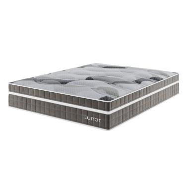 Imagem de Colchão Mola Ensacada Queen Size 33x158x198cm Lunar Cinza - Casa Giulia