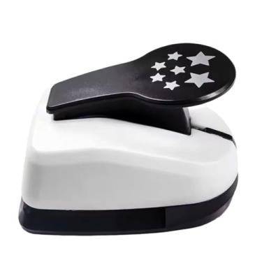 Imagem de Esquirla Furador de papel em formato de furador, máquina de furar papel premium que economiza trabalho para materiais de artesanato, cartões faça você mesmo, Estrela