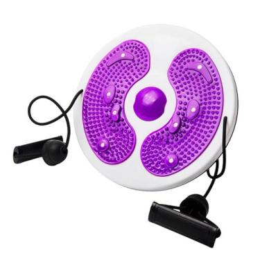 Imagem de UGPLM Placa de exercícios giratória com disco giratório, equipamento antiderrapante para treinamento de equilíbrio e exercícios abdominais para academia em, Roxo