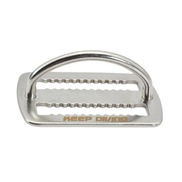 Imagem de Dynwave Retentor de cinto de peso, substitui fivela, anel D para mergulho autônomo, cinta de cilindro de escalada, equipamento de mergulho subaquático