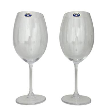 Imagem de Conjunto 2 Taças de Cristal Vinho Tinto 580ml Bohemia Gastro