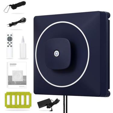 Imagem de Robô limpador de janelas, robô de limpeza automática de janelas, robô aspirador de pó elétrico para janelas altas, vidro grande, teto, pulverização dupla, controle remoto, caminho inteligente de