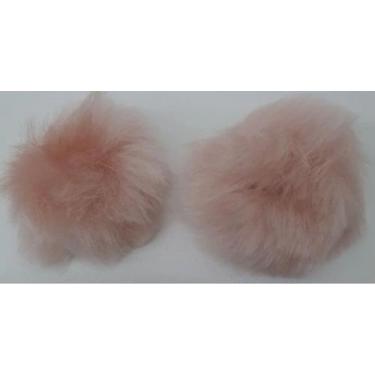 Imagem de Pompom pelo baixo sem alca ref 4431/1 2 unid cor rosa seco - BRITÂNIA