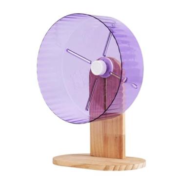 Imagem de Gralara Roda de exercício de corrida silenciosa para hamster, para ratos, anões e outros animais pequenos, Roxo
