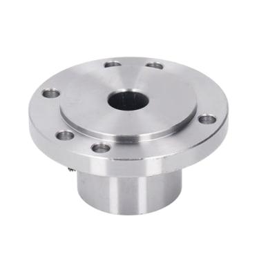 Imagem de Placete Zaweliyo Torno, Placa de Aço de Manganês Alta 6 Orifício de Montagem Place Frontal para K11 80, Torno de Acoplamento de Flange de Metal (25mm)