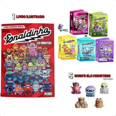 Imagem de Álbum Enaldinho Elo Monsters Oficial + 5 Gogo's + 5 Livros - Pixel