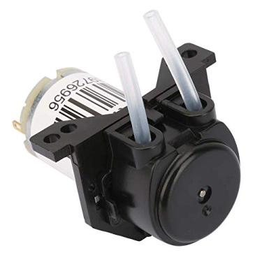 Imagem de Dioche Bomba de água Em Miniatura para Experimentos de Biotecnologia e Química 6V Bomba Peristáltica Silenciosa Com Titulação de DC Auto-imprimindo, ângulo Reto Preto (6V ângulo reto preto)