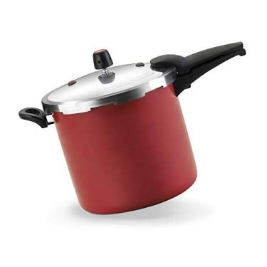 Imagem de Panela De Pressão 10, 0 Lts Red Fechamento Externo Aluminio Oliveira Panela De Pressão 10, 0 Lts Red Fechamento Externo Red No Voltagev