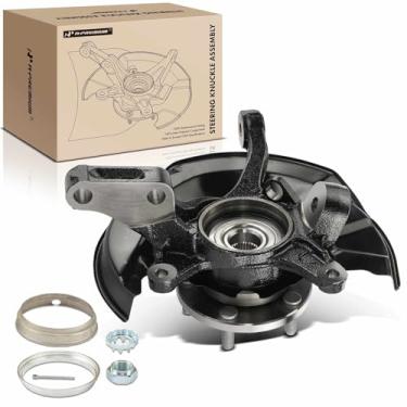 Imagem de A-Premium Junta de direção dianteira direita e conjunto de cubo de rolamento de roda compatível com Toyota Camry (LE ou XLE ou CE) 1997 1998 1999 2000 2001, 3.0L, lado do passageiro