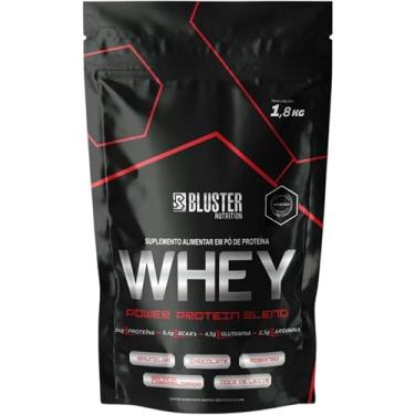 Imagem de Bluster Nutrition, Whey Blend, adoçado com stevia, Sabor baunilha, Pouch, 900 gramas